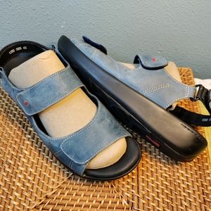 Women's WOLKY Blue Strappy Sandals EUR 43 / US 11.5 wider fit